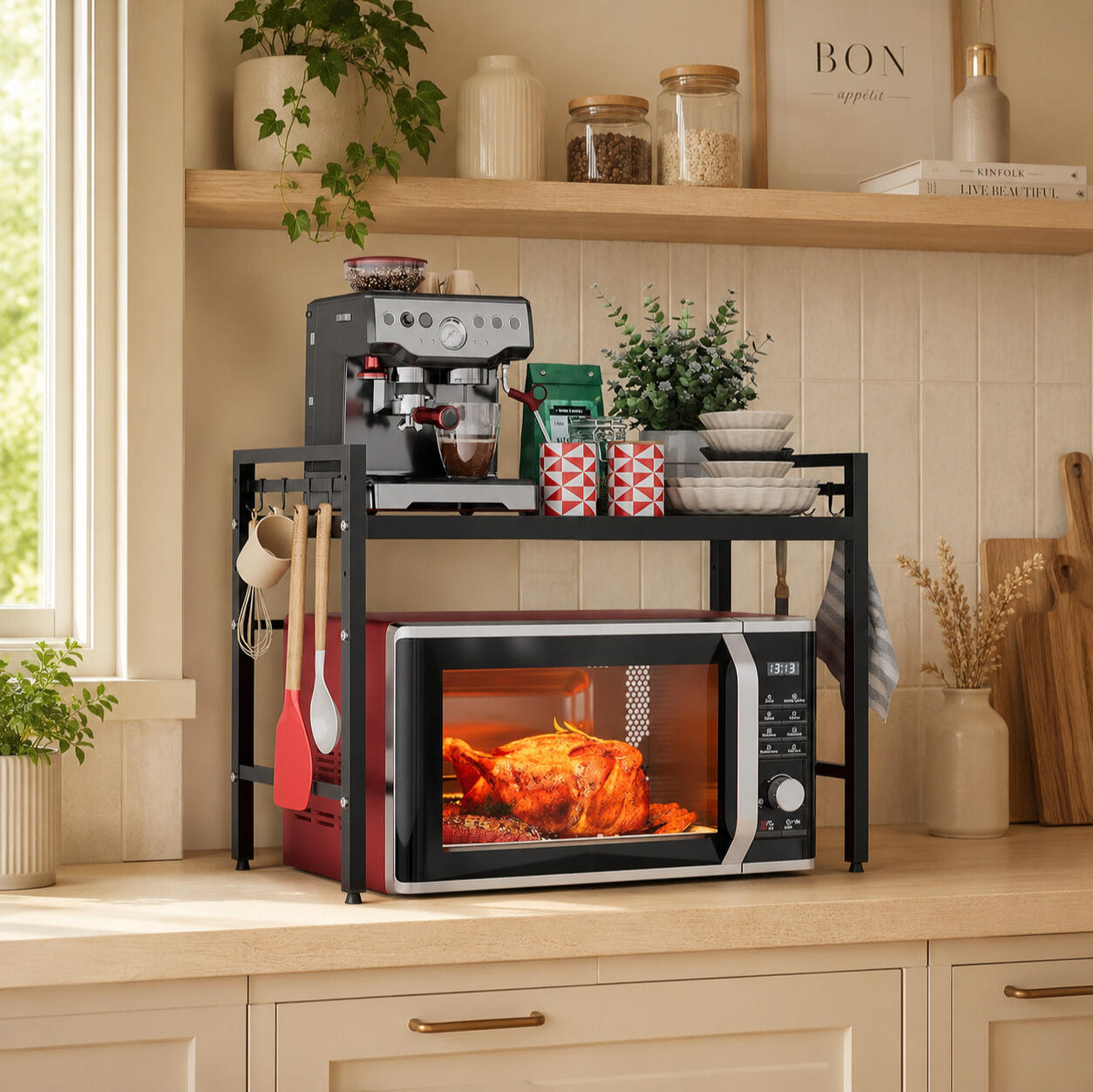 Etagere-pour-micro-onde