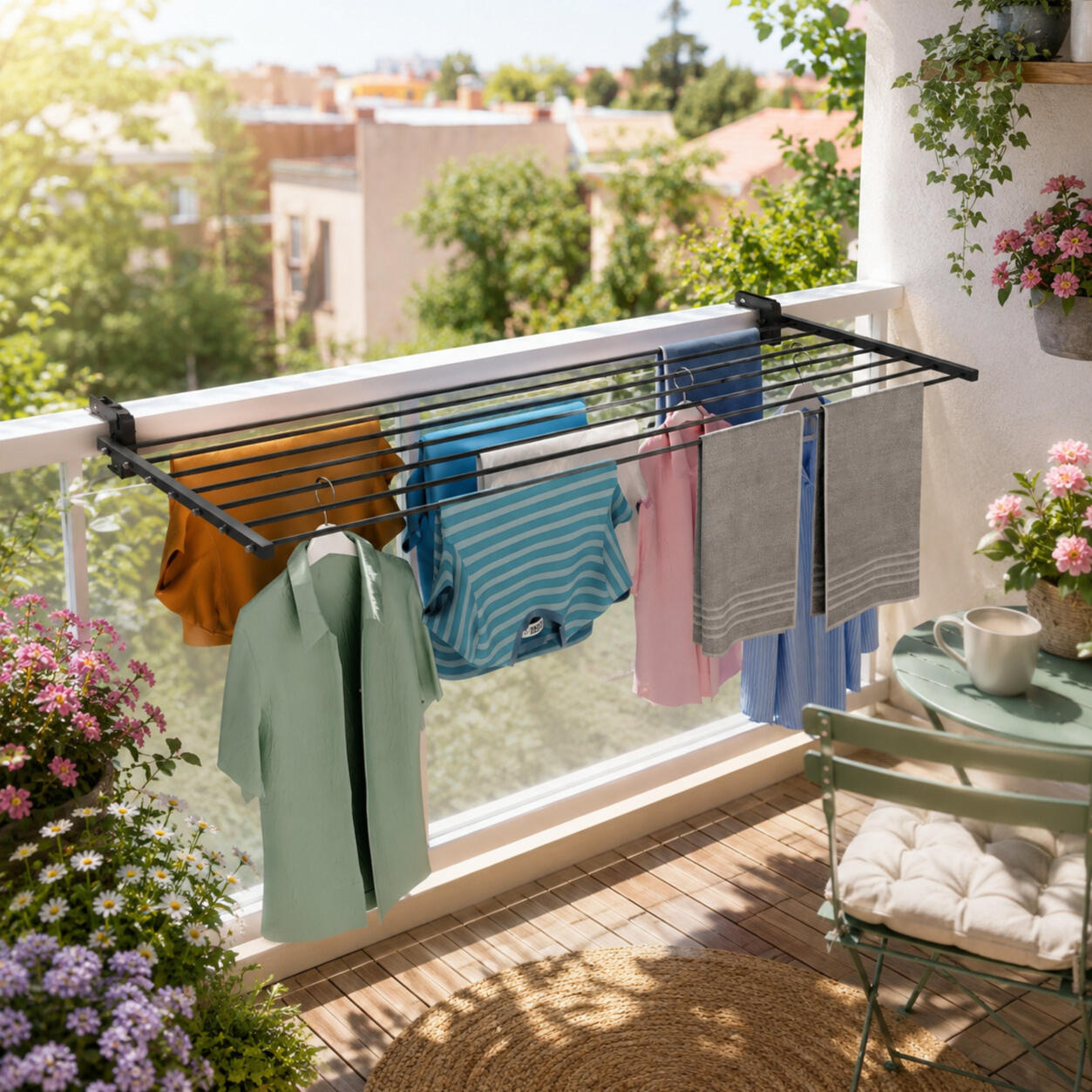 Etendoir-a-linge-rambarde-balcon